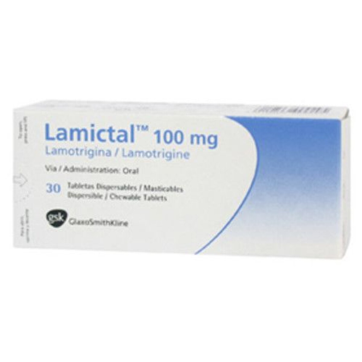 Lamictal 100 mg 30 Comprimidos – Control de Epilepsia y Trastorno Bipolar 