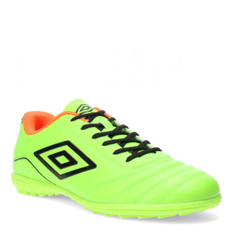 Championes de Hombre Umbro Fútbol 5 Classico III TF Verde - Negro - Anaranjado