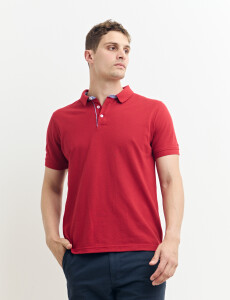 520751 REMERA HARRINGTON LABEL Rojo Oscuro
