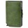 Billetera Baleine Double Kansas en Aluminio y Cuero con Protección RFID Army Green
