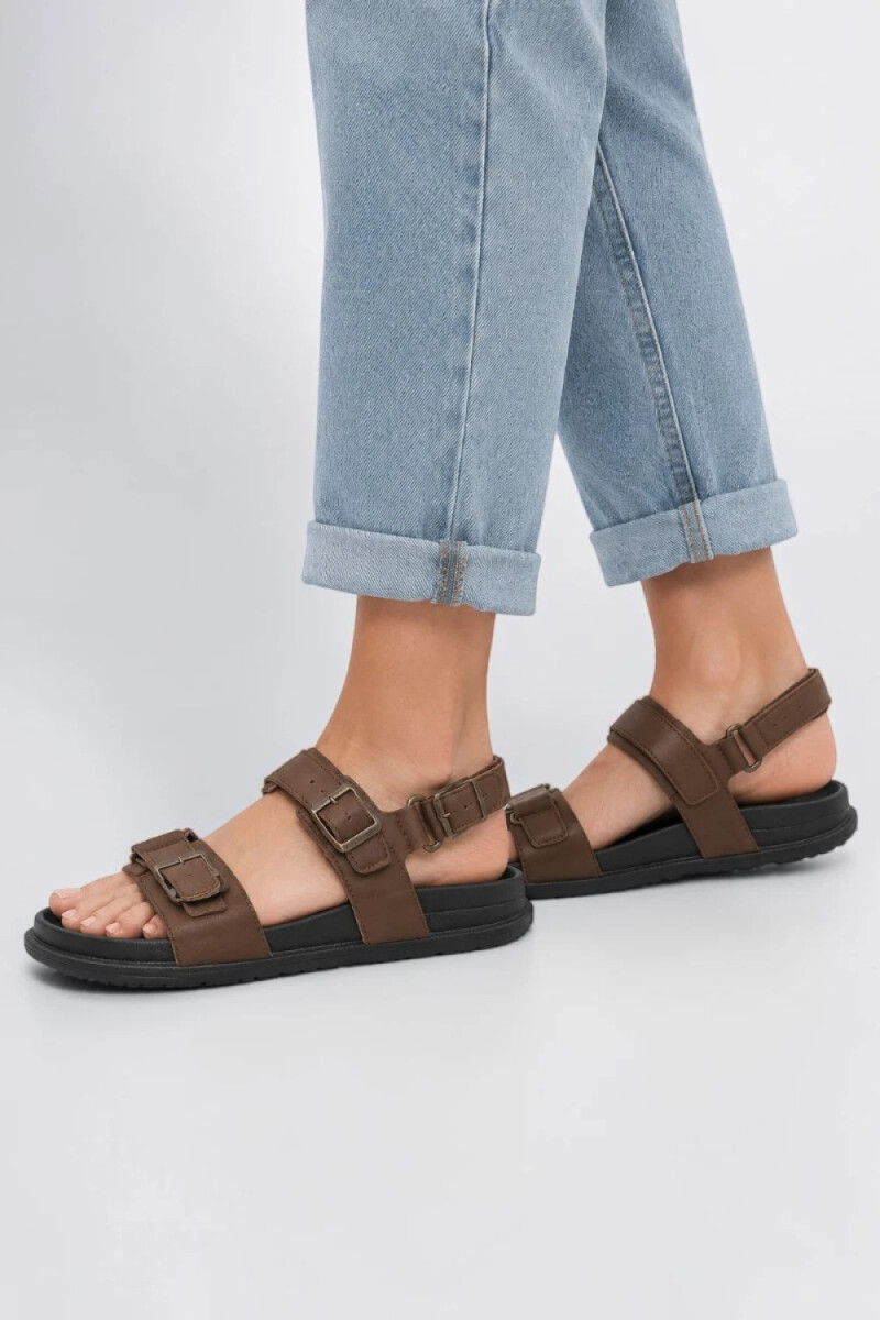 Sandalia Gia Marron