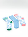 Medias Crew Gluck, Pack X 2 Color Unico