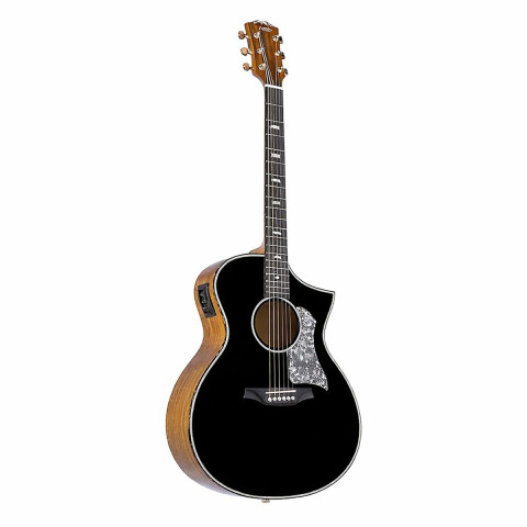 Guitarra folk Bromo BAN4CE black cutaway c/funda semi rigida Guitarra folk Bromo BAN4CE black cutaway c/funda semi rigida