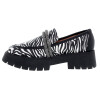 Calzado Vizzano Zapato Casual Animal Print de Mujer - 1413.103-25704 Blanco-negro