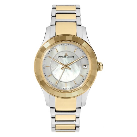 Reloj Jacques Lemans 1-2194F para dama en acero Reloj Jacques Lemans 1-2194f Para Dama En Acero