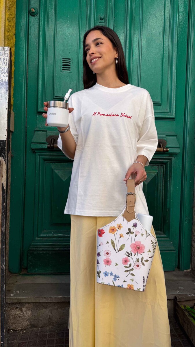 KIT MATERO VELVET - ESTAMPA CAMPESTRE C/ BLANCO 