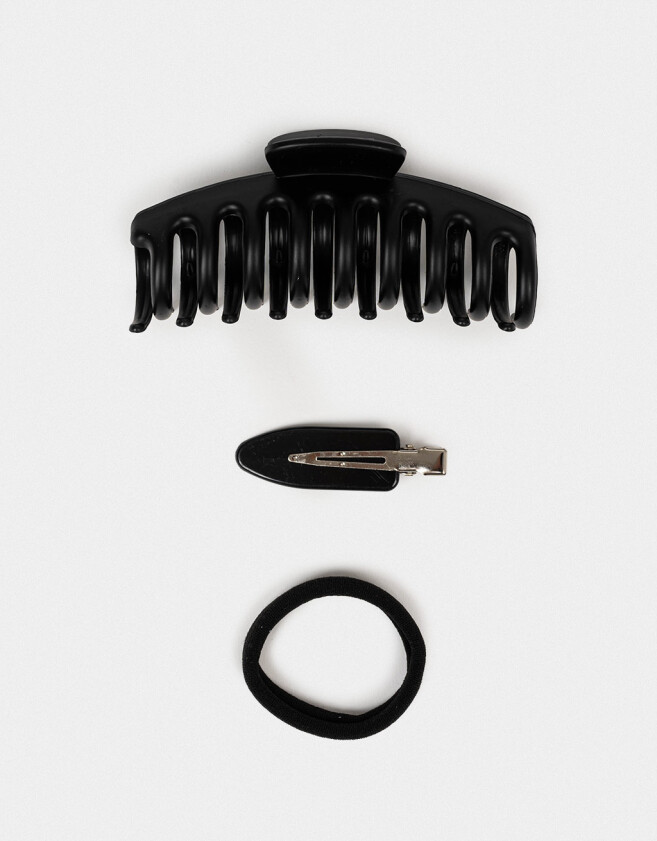 Accesorios Pelo Set Classic Set De Accesorios De Pelo - Negro