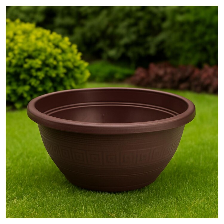 MACETA COLGAR 3,5 LITROS 25CM CAFÉ
