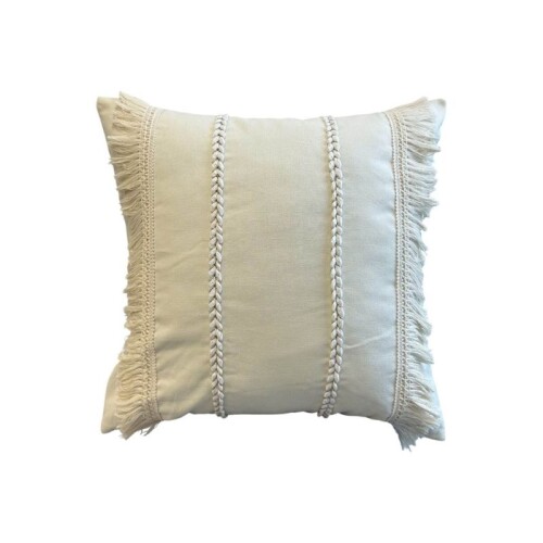 Almohadón trenzas - 45x45cm - Beige Almohadón trenzas - 45x45cm - Beige
