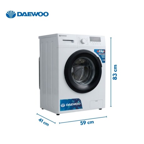 Lavarropas Daewoo Carga Frontal Inverter 6kg | Color blanco Lavarropas Daewoo Carga Frontal Inverter 6kg | Color blanco