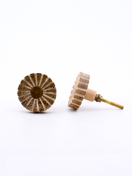 TIRADOR PARA MUEBLES RAVI SET X2 MADERA