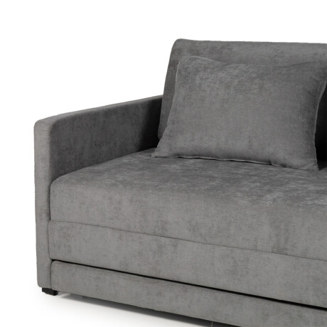 Sofá Cama Quito - 176 - Tela Microfibra TC1011 (Grafito)