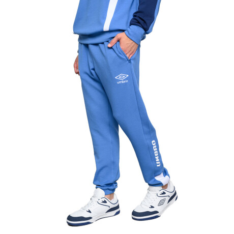 Pantalon de Hombre Umbro Azul Piedra - Negro