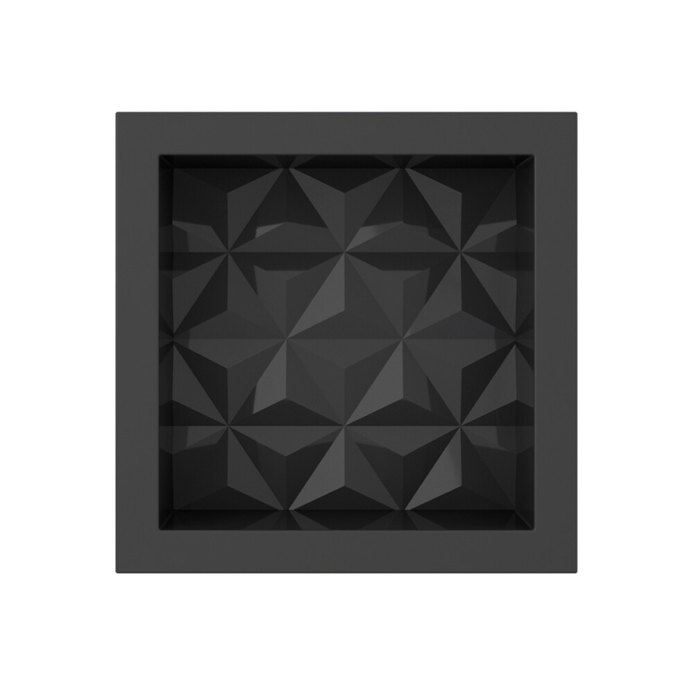 NICHO DE EMPOTRAR PARA DUCHA MARMOL SINTETÉTICO 30x30 CM NEGRO Nicho De Empotrar Para Ducha Marmol Sintetético 30x30 Cm Negro
