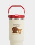 Artículos cocina Vaso Alto Térmicode 1200 Ml Con Manija - Blanco Crudo