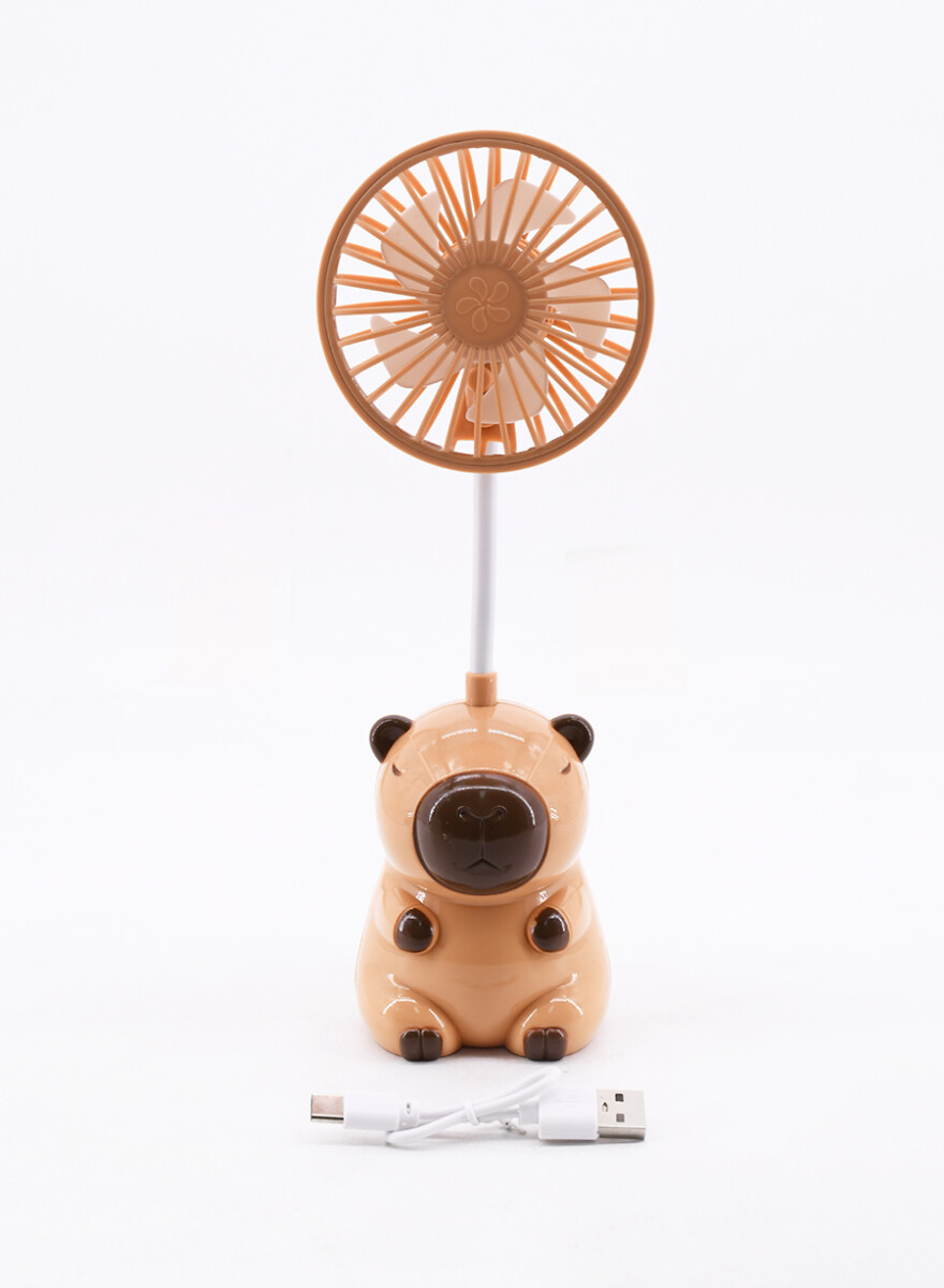 VENTILADOR CAPIBARA - MARRON 