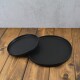 Juego vajilla 12 platos cerámica TOKIO NEGRO