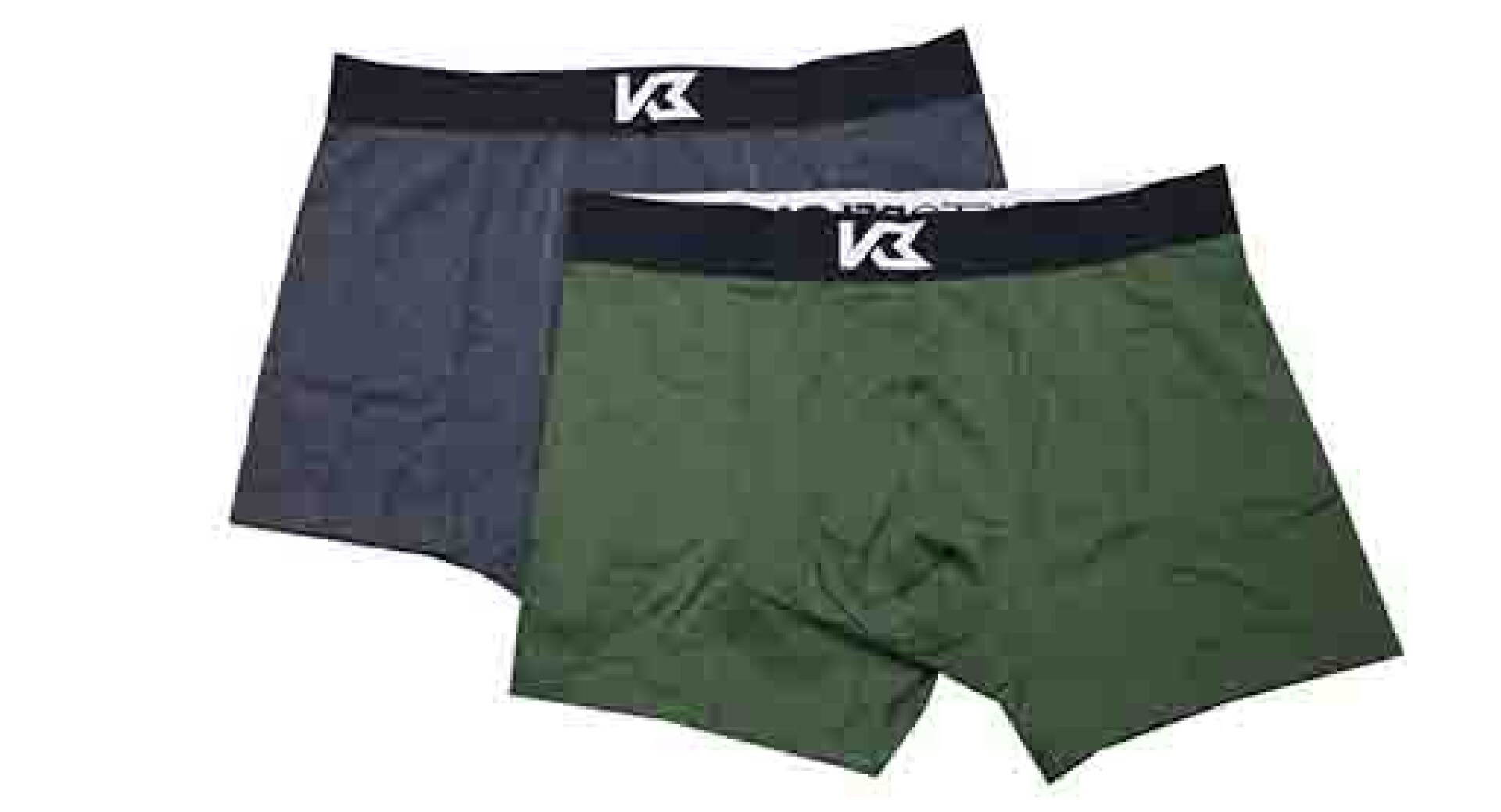 Boxer de Hombre KristoBelga Pack x 2 - Gris - Verde 