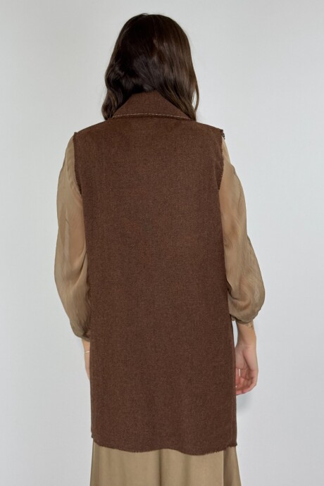 CHALECO MERINA Marron