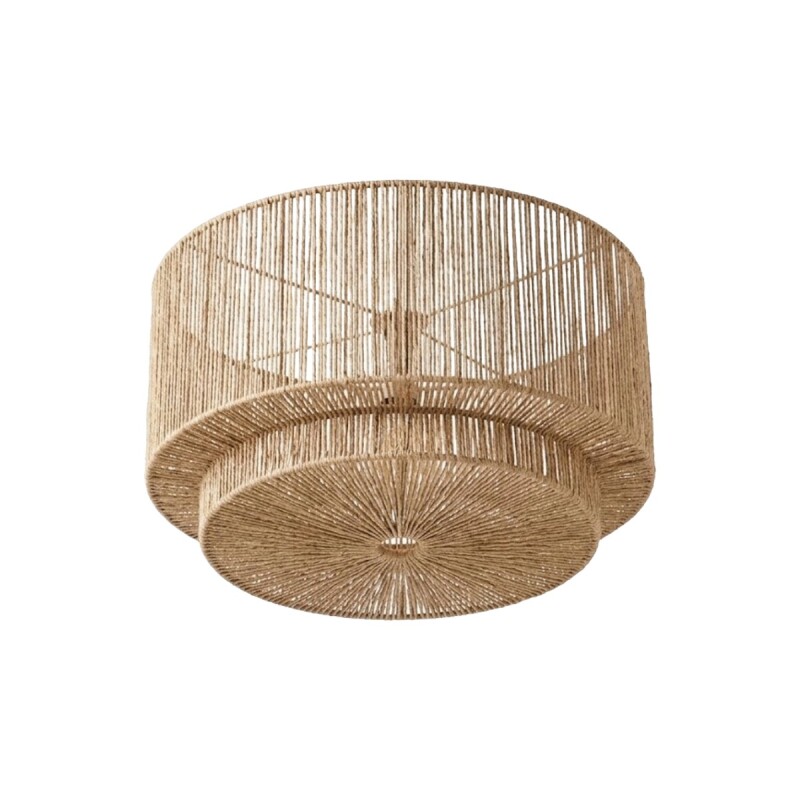 PANTALLA COLGANTE YUTE BEIGE Unica