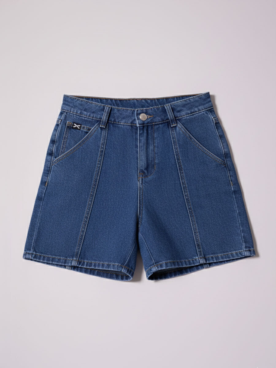SHORT JEAN AIXA TEEN DIXIE Azul Oxido