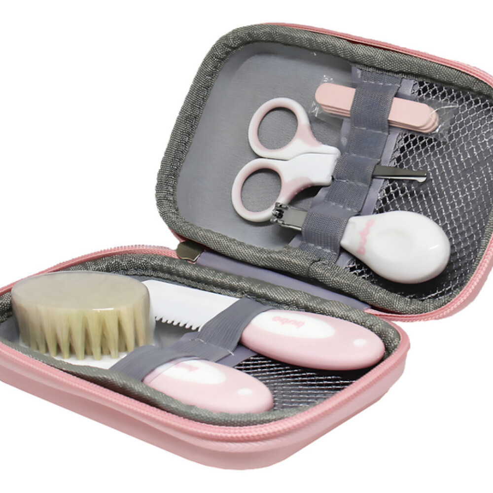 Neccesaire BUBA set cuidados estuche rigido rosado