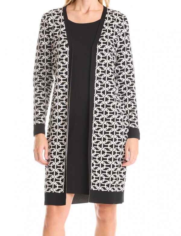 Vestido Twofold NEGRO/BLANCO