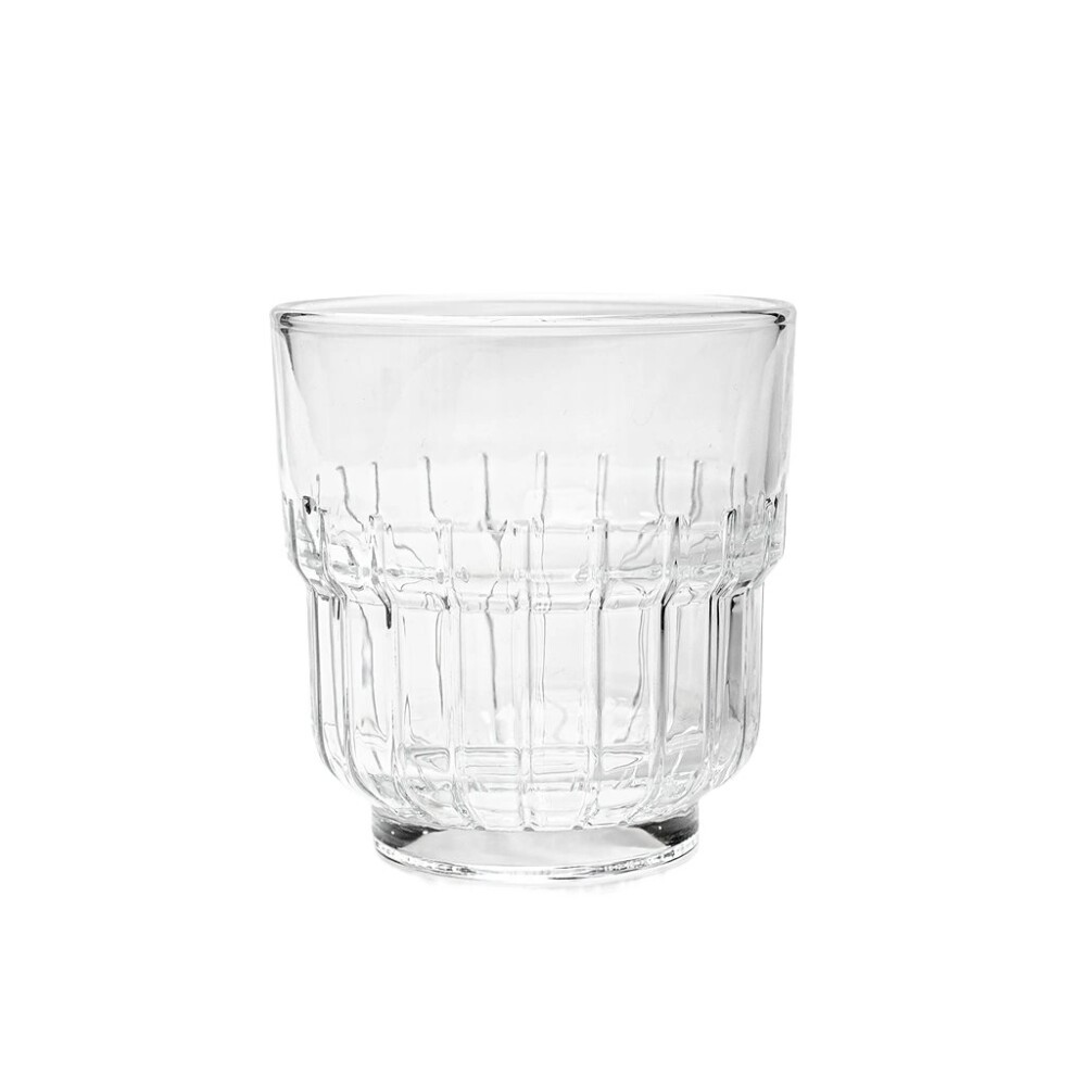 Vaso de Vidrio Apilable Zafiro 270 ml – Transparente VASO 270ML TRANSPARENTE APILABLE ZAFIRO