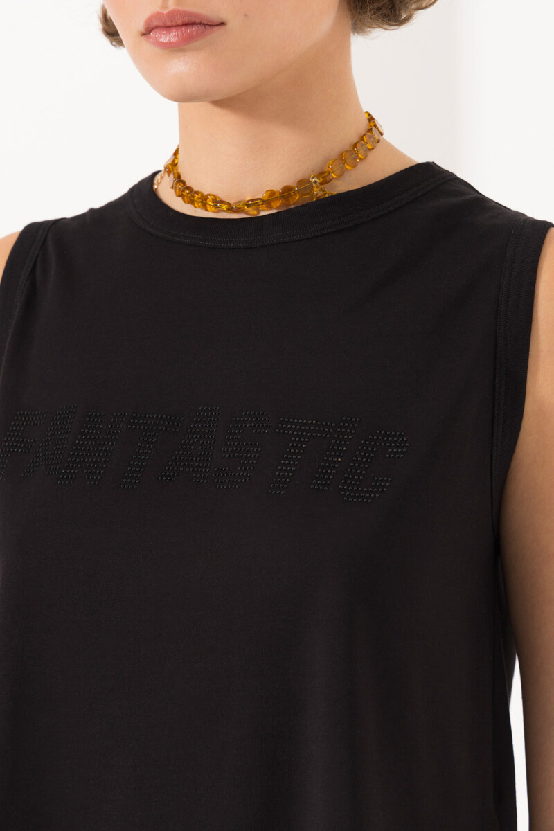 MUSCULOSA FANTASTI Negro