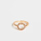 Anillos Chicos Con strass multicolor Anillo Con Strass - Dorado