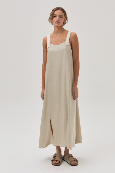 Vestido Alba Beige