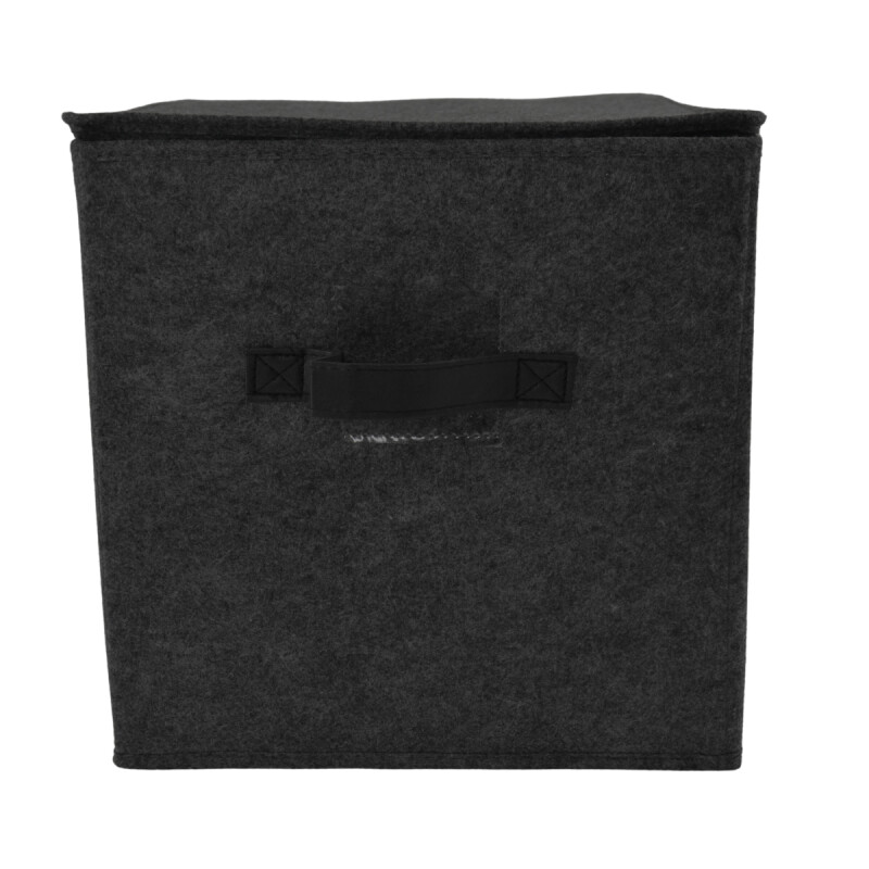 Organizador con tapa fieltro gris 30x30x30cm GRIS