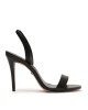 Sandalia Taco Alto Fino Con Talon Negra U