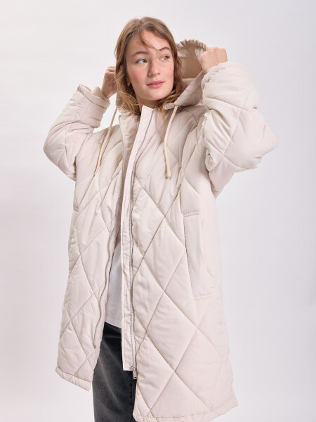 Campera capitoneada Crudo