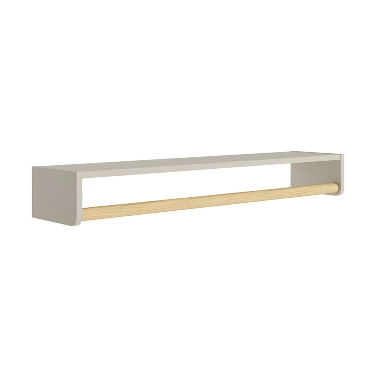 Estante Perchero Theo infantil Pino Natural y MDF - Arena 