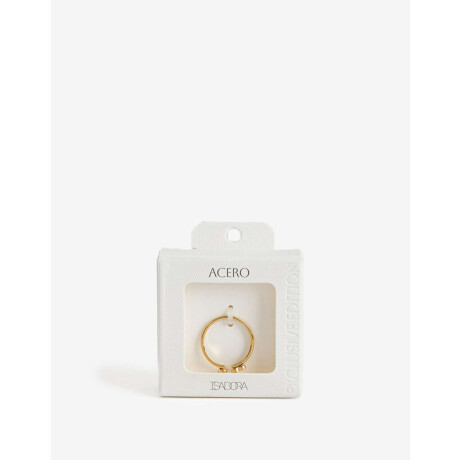 Anillos Chicos Metal Dorado