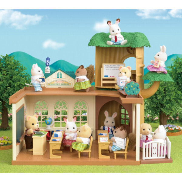 Sylvanian Families Escuela De Campo Muebles Juguete Niños Sylvanian Families Escuela De Campo Muebles Juguete Niños