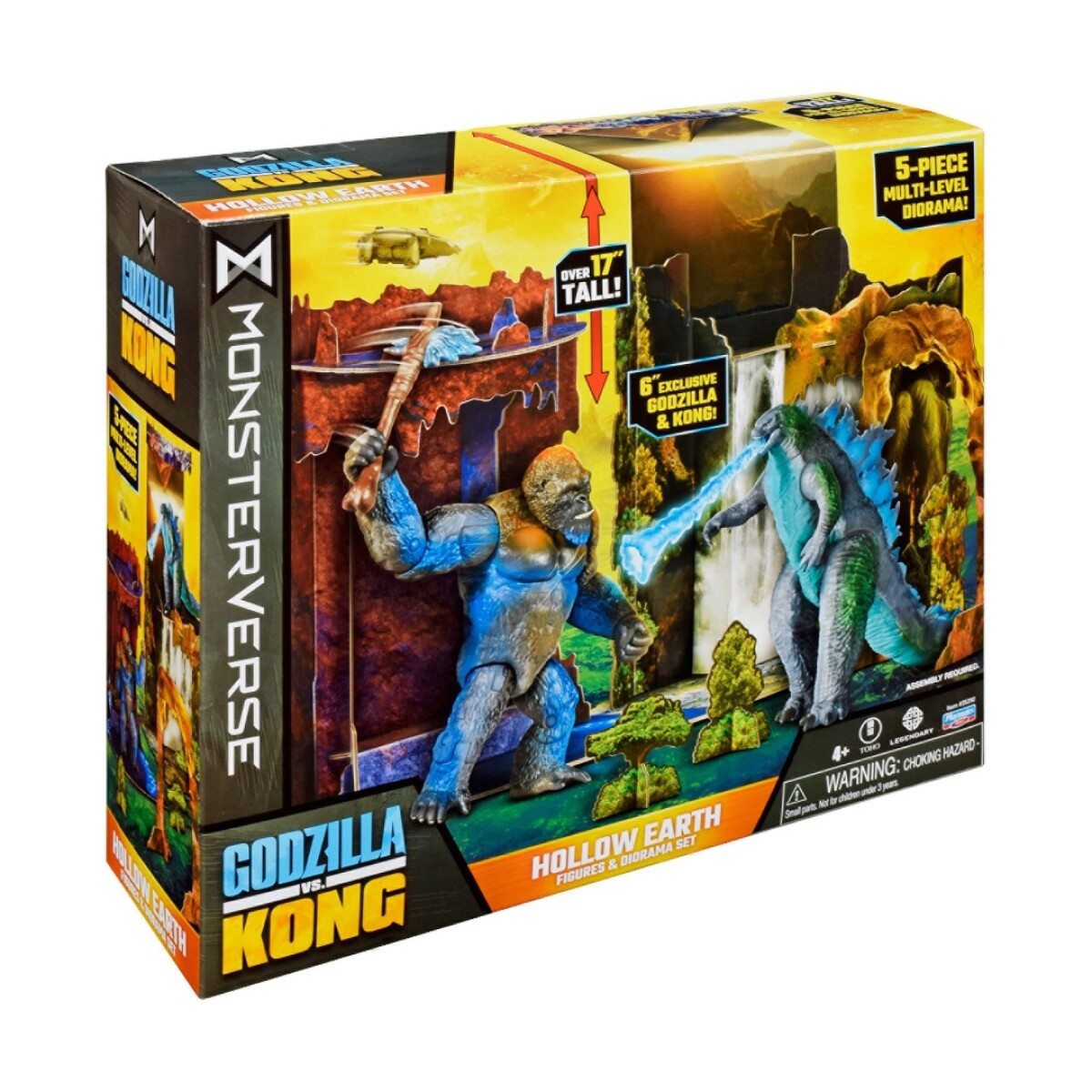 Set Figuras Godzilla Tierra Hueca Diorama 