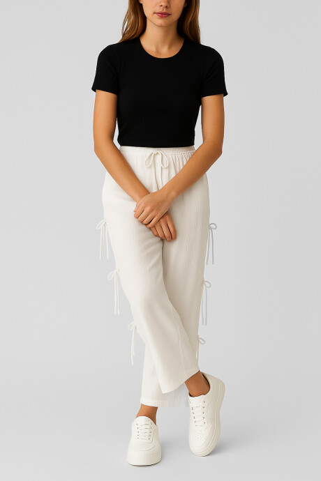 Pantalon Pavon Blanco