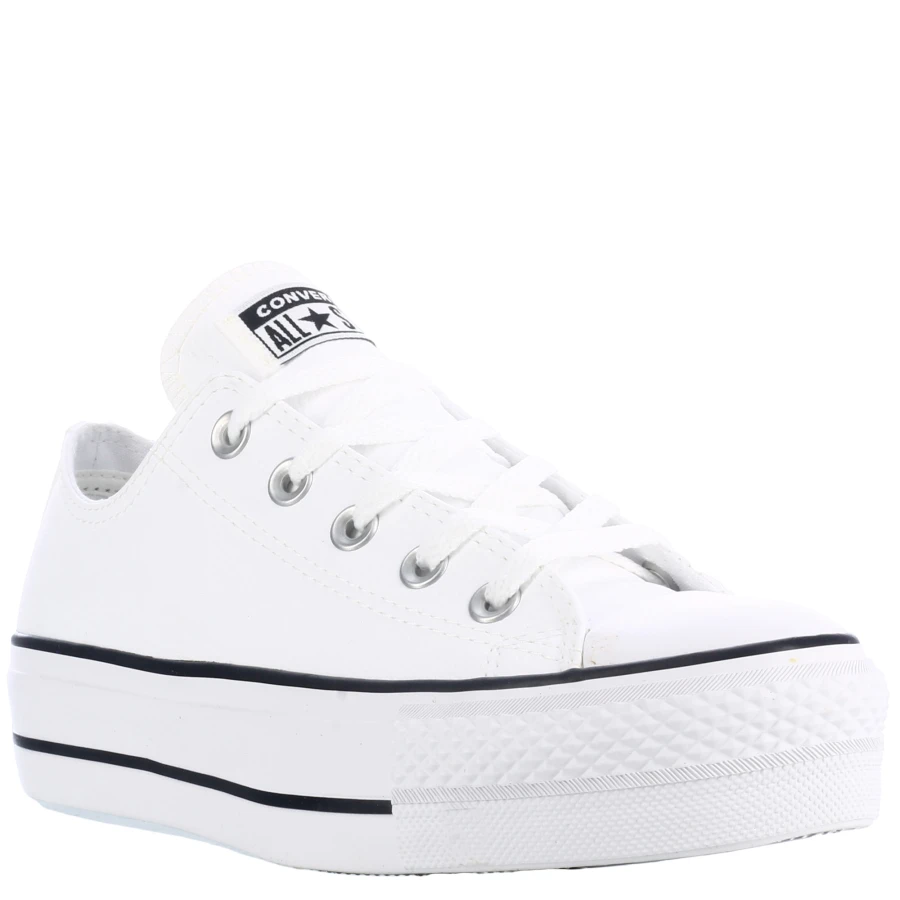 Championes Unisex Converse - All Star Plataforma Chuck Taylor Lift Blanco - Negro