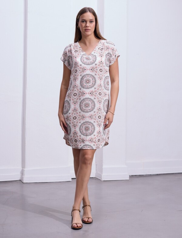 Vestido Printed CRUDO/MULTI