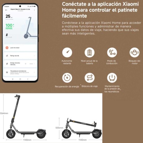 Xiaomi Scooter eléctrico 6 Lite V01