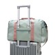 Bolso De Viaje Impermeable Con Compartimento Para Calzado Verde con rosa