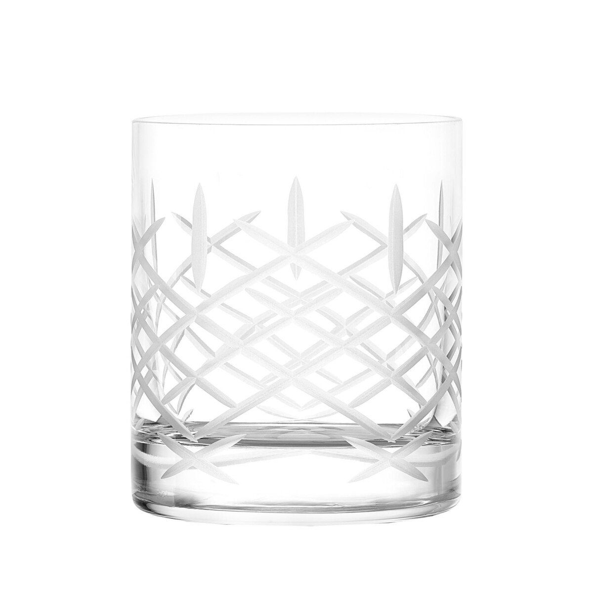 SET 6 VASOS WHISKY - CRISTAL TRANSPARENTE NEW YORK 320ML 