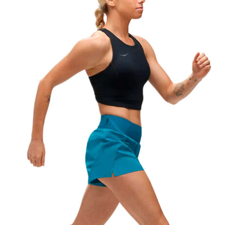 Hoka Elaro Crop Top Para Mujer Negro