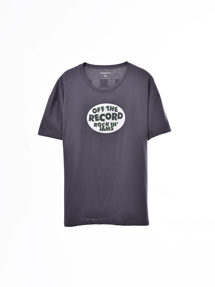 REMERA OVER FAST - GRIS OSCURO 