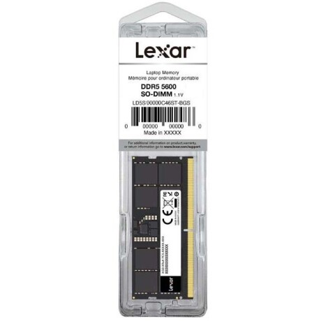 Memoria Lexar DDR5 16GB 5600MHZ Sodimm 001