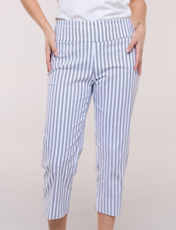 Capri Pull On Printed BLANCO/MULTI