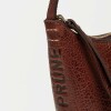 Mini Bag Mini Tanner en cuero graneado Red Tabaco