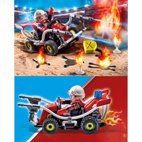 Playmobil Stunt Show kart bombero 47 piezas Playmobil Stunt Show kart bombero 47 piezas